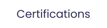 Certifications